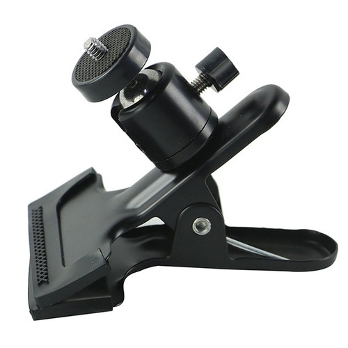 Camera clip flash holder with - camera,